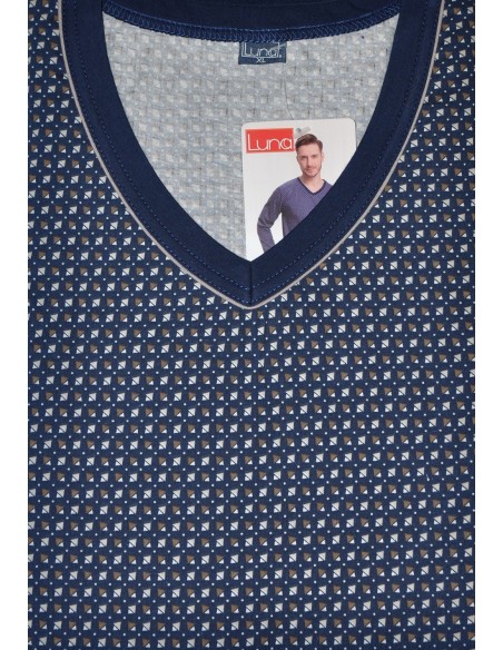 Piżama męska długi rękaw 3xl, Luna 795