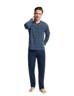 Piżama męska długi rękaw m-2xl, Luna 795
