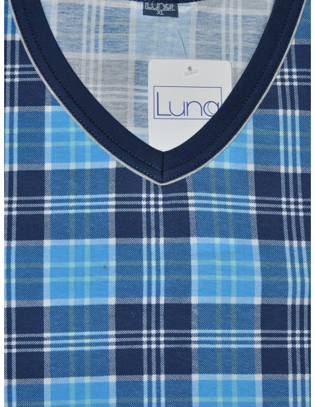 Piżama męska długi rękaw m-2xl, Luna 795