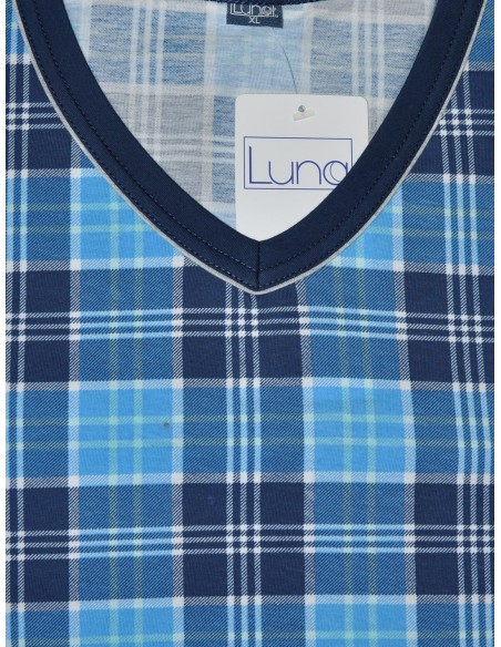 Piżama męska długi rękaw m-2xl, Luna 795