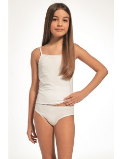 Komplet dziewczęcy podkoszulka i majtki Cornette Haft...