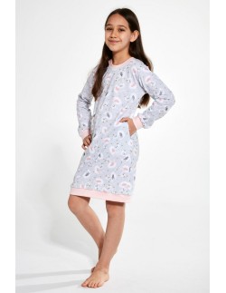 Shirt dla dziewczynki long Cornette Swan 3 396/137 /20