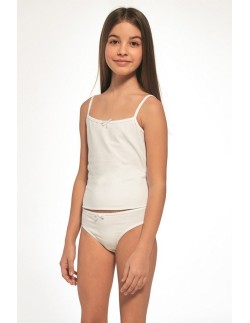 Komplet dziewczęcy podkoszulka i majtki Cornette Haft...