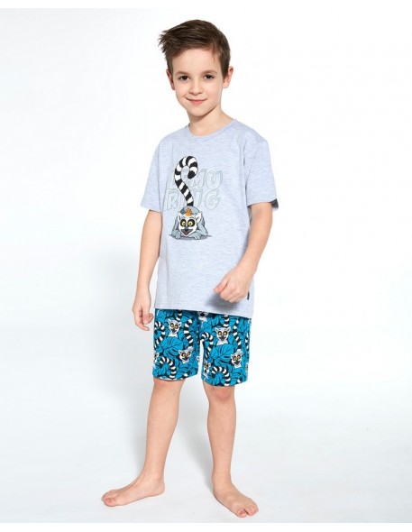 Piżama dla chłopca krótka Cornette Lemuring 789/95 