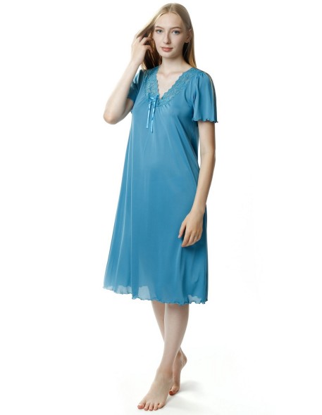 Shirt night women's with wiskozy Mewa Doris 6076