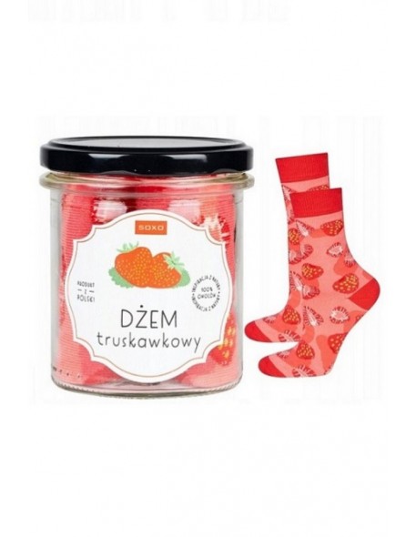 Socks in słoiku - dżem strawberry, Soxo