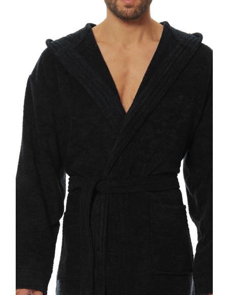 Szlafrok męski z kapturem L&L 2103 