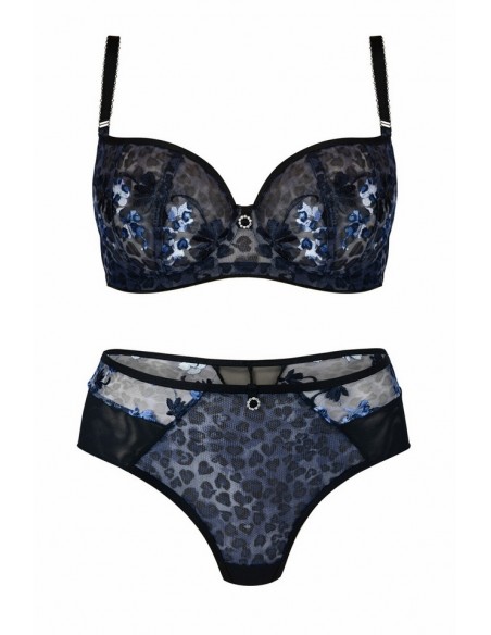 Bra balconette Mediolano Blue Panther 19086