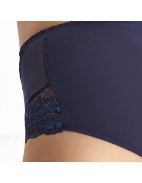 Figi damskie z wysokim stanem Nessa Abbi N02 granat