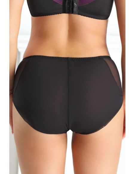 Figi damskie z wysokim stanem Nessa Clarisse fioletowe N02 