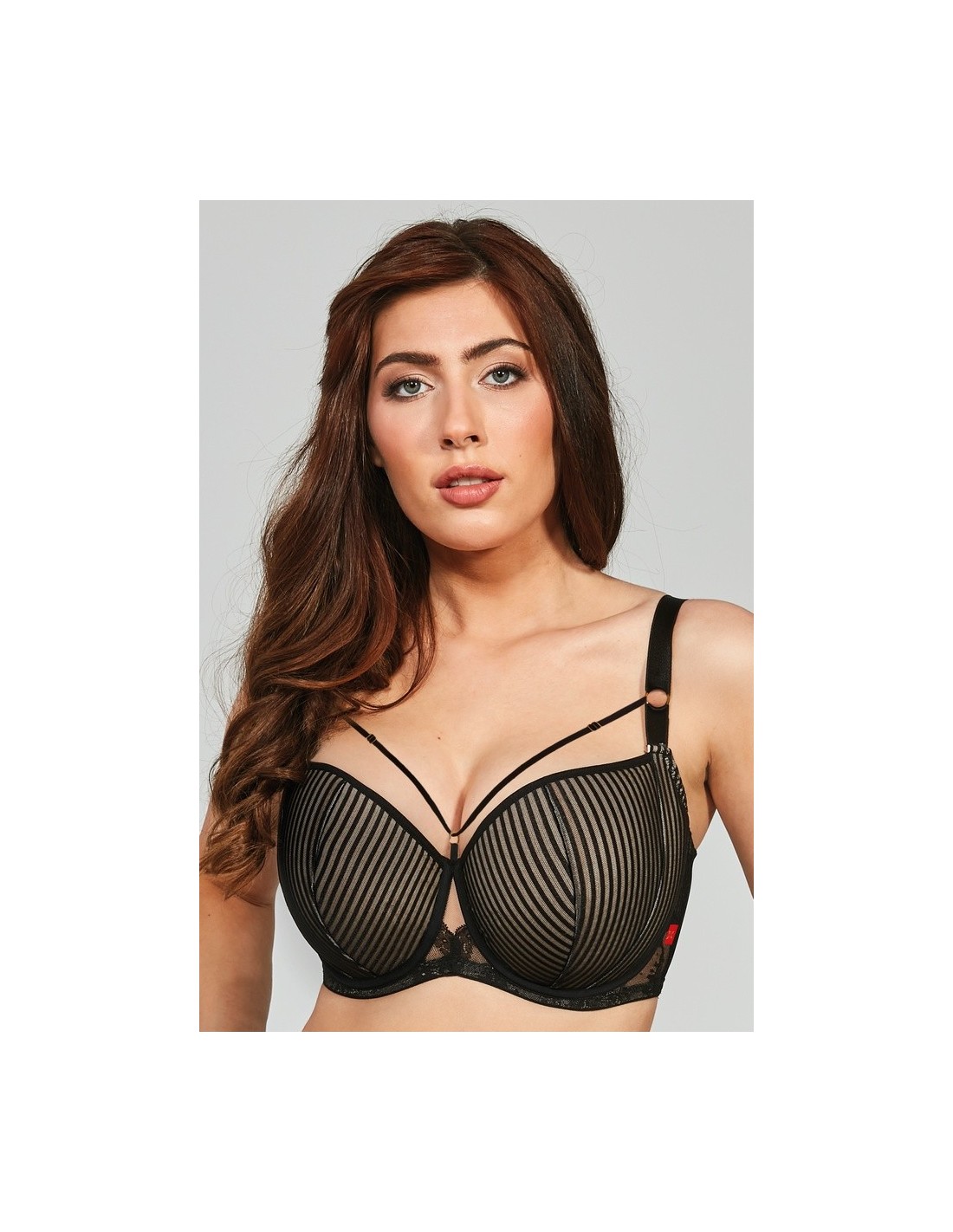 Bra push up Krisline Miracle half cup black 80B 