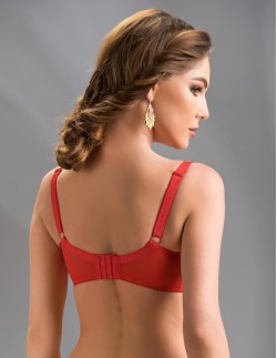 Biustonosz miękki czerwony Nessa Rubin 2