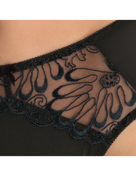 Figi damskie Nessa Tatuaż zielony N01 