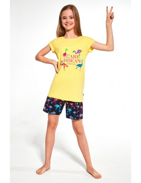 Piżama dla dziewczynek krótka Cornette Caribbean 787/93 