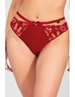 Majtki brazyliany Krisline Clarisa, czerwone majtki z...