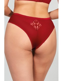 Majtki brazyliany Krisline Clarisa, czerwone majtki z... 2