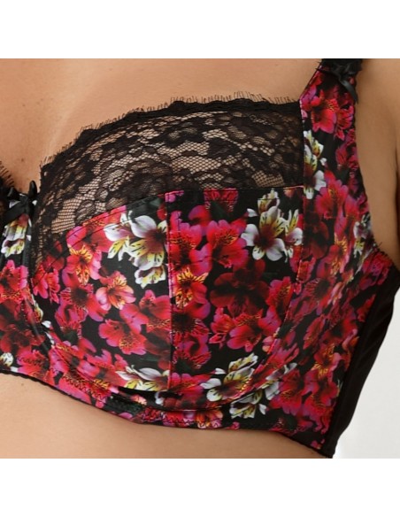 Biustonosz miękki Nessa Clarisse Flower side support