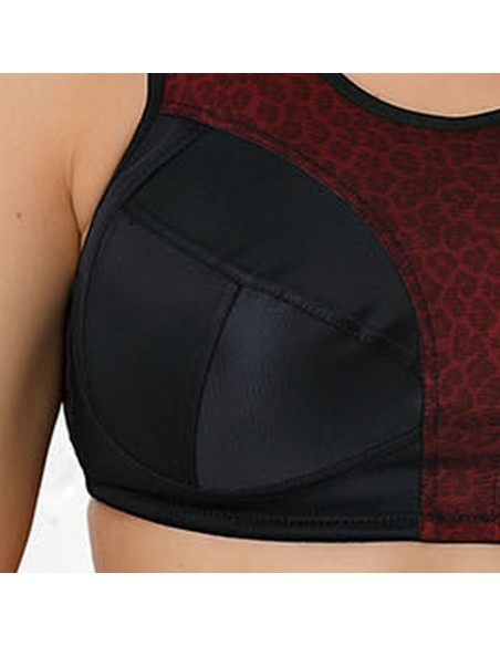 Biustonosz sportowy miękki Nessa Comfort Sport