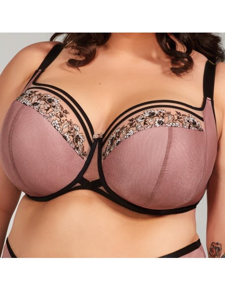 Bra half padded Krisline Paloma side support