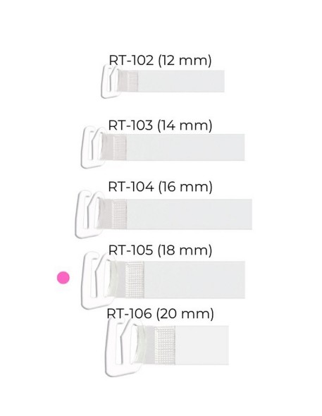 Straps silicone  with metalowym zaczepem 18mm...