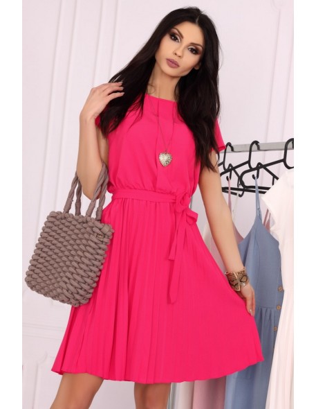 Medesia sukienka damska midi wiązana w pasie...