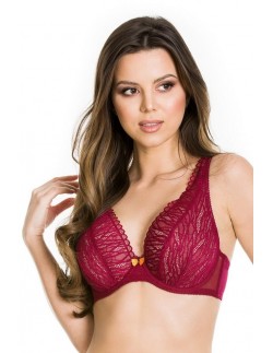 Biustonosz braletka Mediolano Burgund 19122 