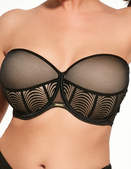 Biustonosz bardotka usztywniany Krisline Susanne mhm 