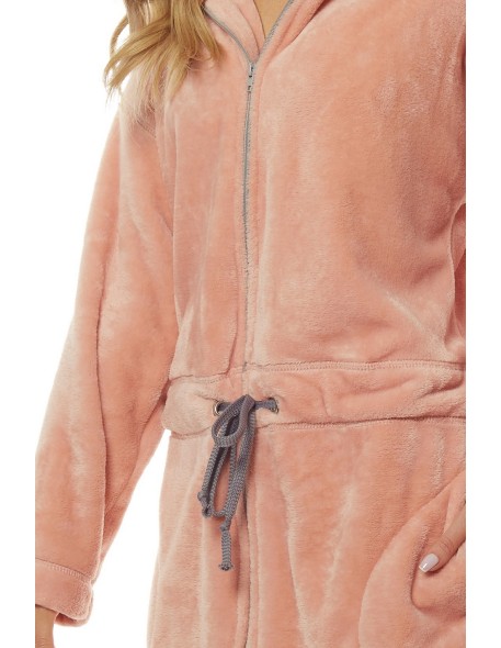 Bathrobe ladies' ciepły short na zipper L&L...