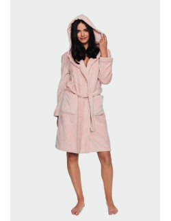 Szlafrok damski ciepły krótki z kapturem Henderson Home...