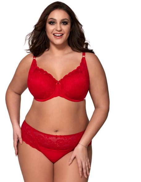 Biustonosz balkonetka Ava 1559 z delikatną koronką