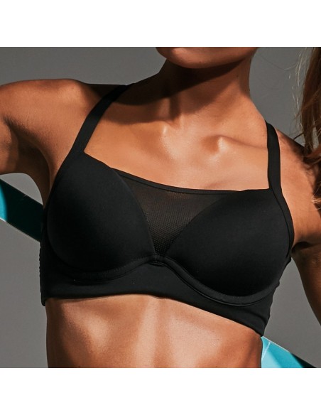 Biustonosz sportowy push up Krisline Active brassiere top 