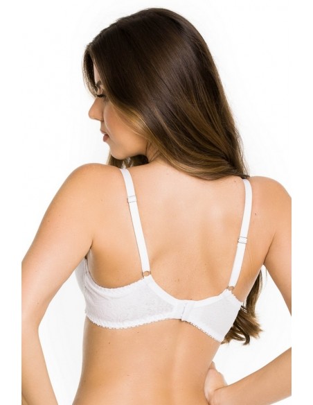 Bra half padded Mediolano Snow white 1095