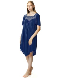 Shirt night women's with short sleeve Mewa Józefina