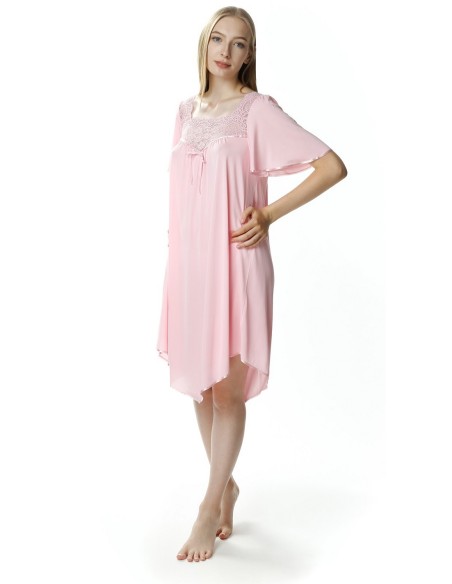 Shirt night women's with short sleeve Mewa Józefina