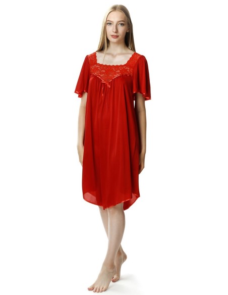 Shirt night women's with short sleeve Mewa Józefina