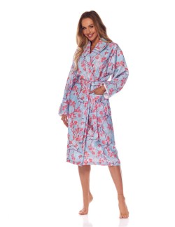 Szlafrok damski długi L&L Fida 2216 