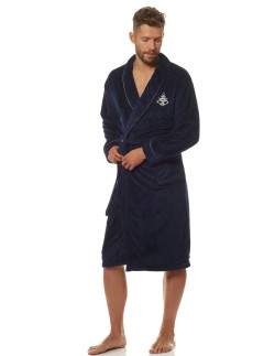 Bathrobe male ciepły long L&L Marine 2114 2