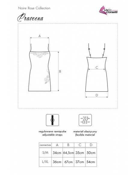 Praveena t-shirt night black, Livia Corsetti lc 90368