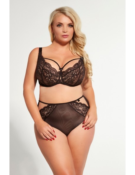 Biustonosz miękki Krisline Chocolate lace 