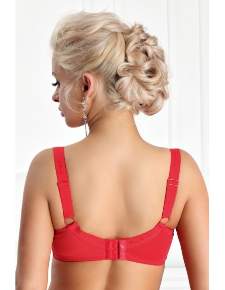 Biustonosz miękki Nessa Sonata czerwony