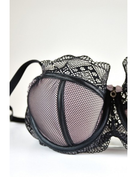 Bra half padded Mediolano Black Pearl 1101