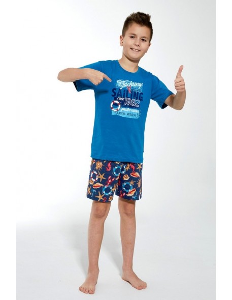 Piżama dla chłopca krótka Cornette Sailing 789/104 