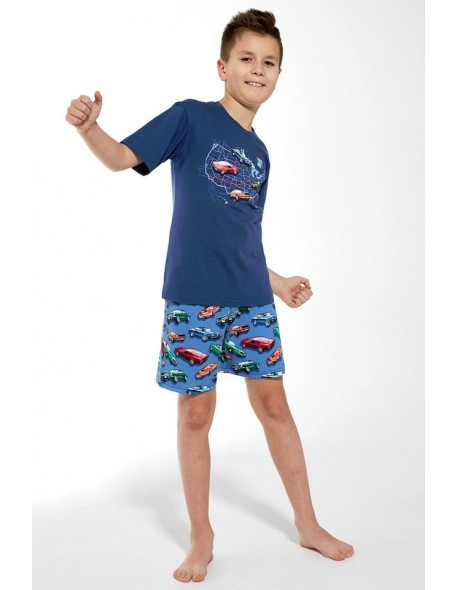 Piżama dla chłopca krótka Cornette Route 66 790/103 