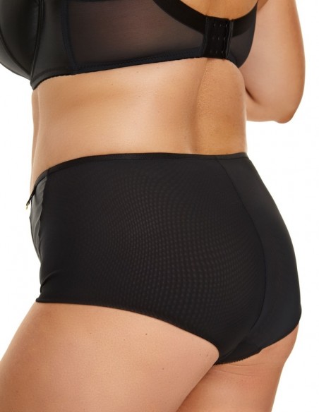 Briefs women's with wysokim stanem Nessa Clarisse Straps Black N02