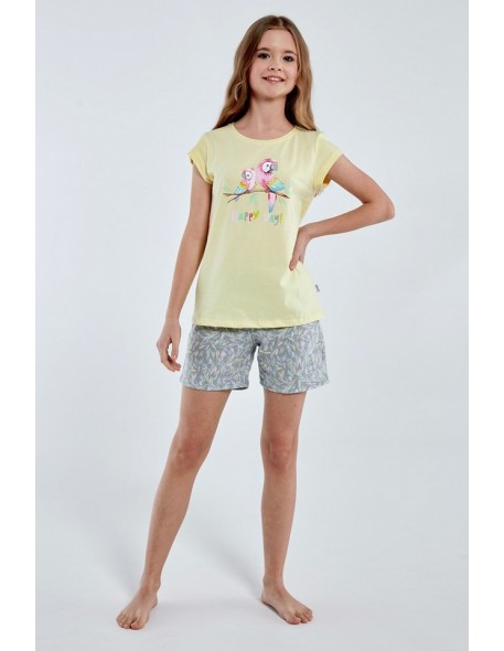 Pajamas dla dziewczynek short Cornette Parrots 787/98