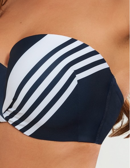 Biustonosz kąpielowy bardotka usztywniany...