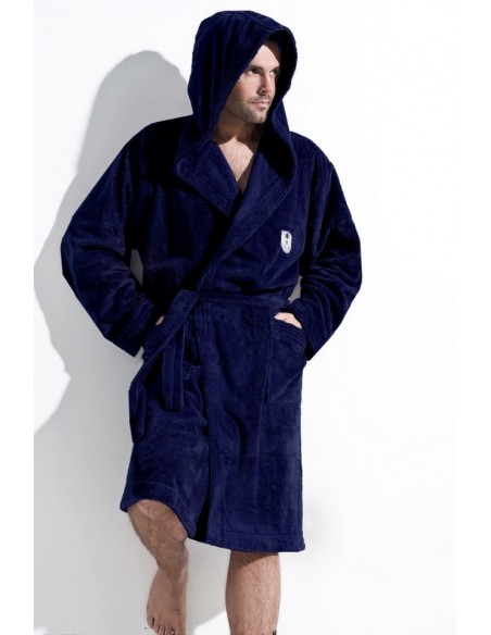 Bathrobe male with hood L&L Iwo