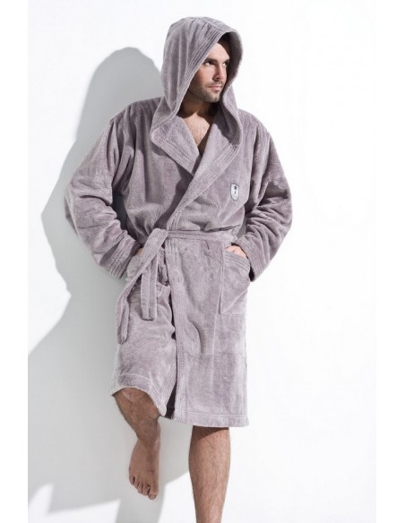 Bathrobe male with hood L&L Iwo