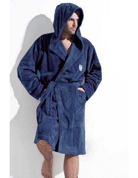 Bathrobe male with hood L&L Iwo