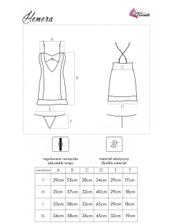 Hemera t-shirt night with thongs, Livia Corsetti lc 18123 2